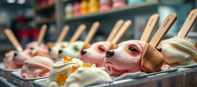 Glaces pour animaux : niche en développement